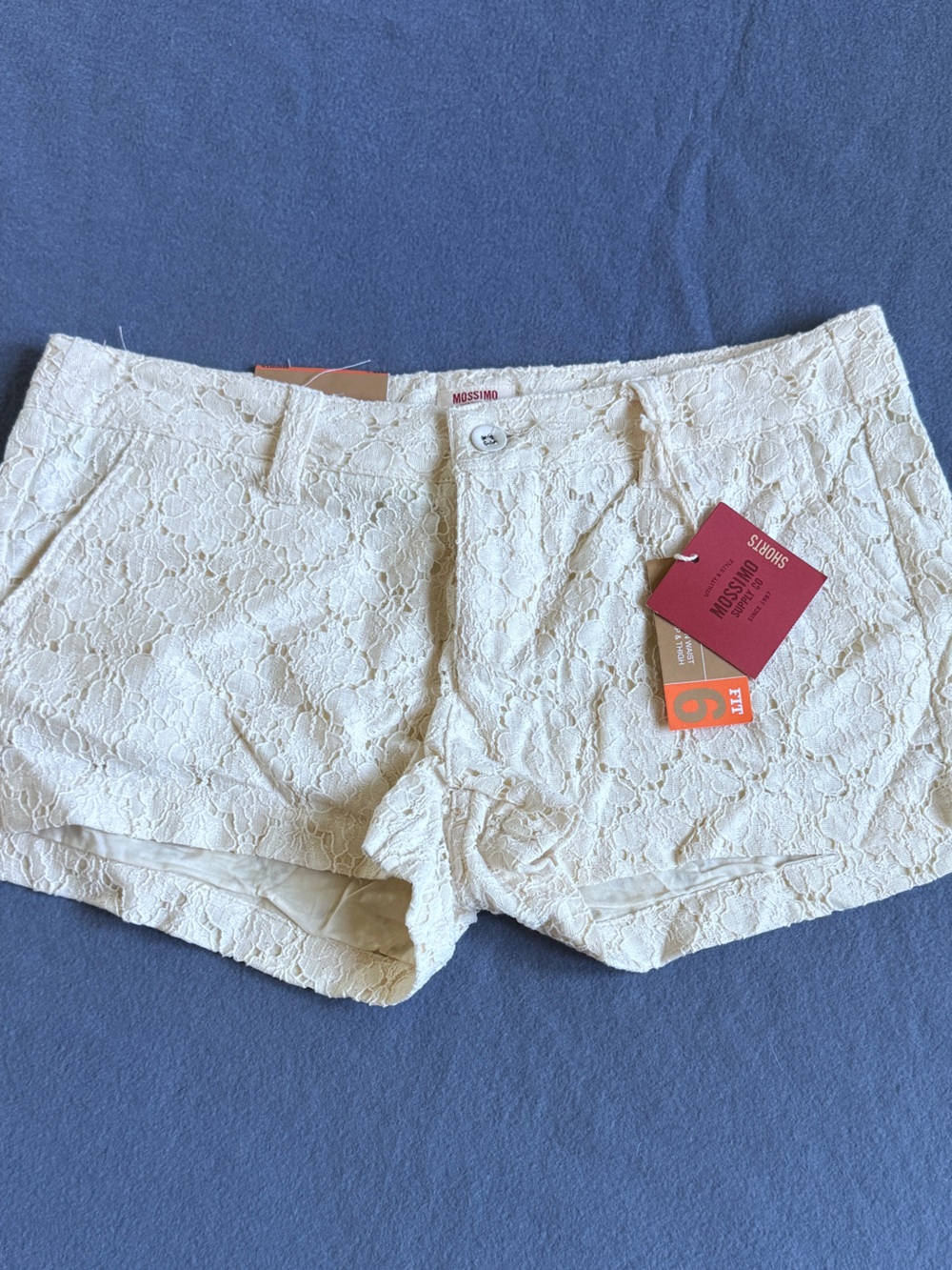 Cream Lace Women's Shorts